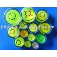 acrylic circular level vials